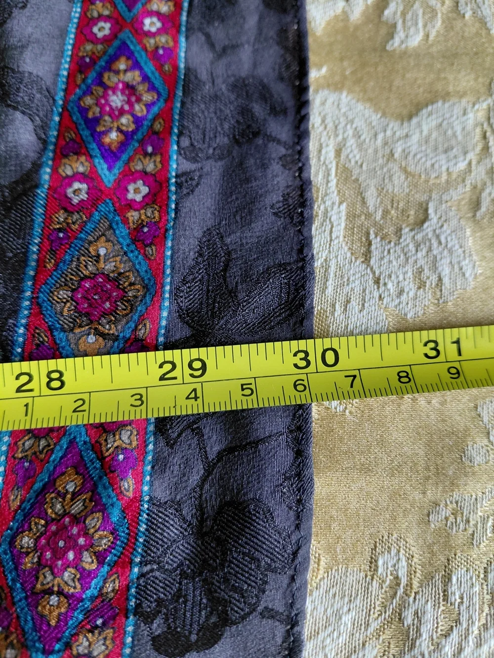 Vintage Liz Claiborne Floral Silk  Scarf Gray Pink Blue Oversized Wrap